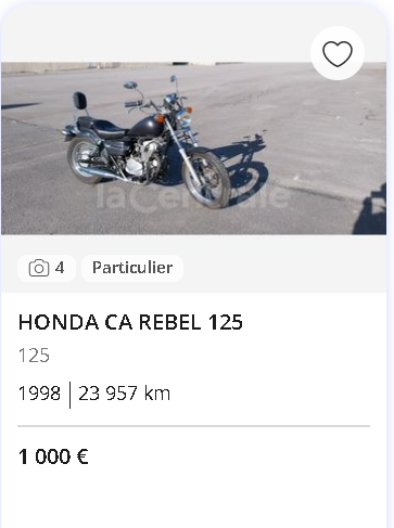 Honda CA Rebel 125 