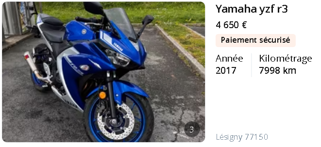 Yamaha YZF R3 