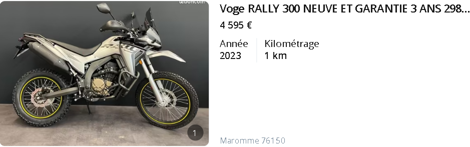  Voge Rally 300
